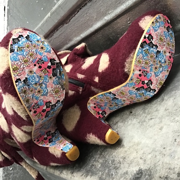 NWOT IRREGULAR CHOICE Party Pants Boots - Picture 8 of 9